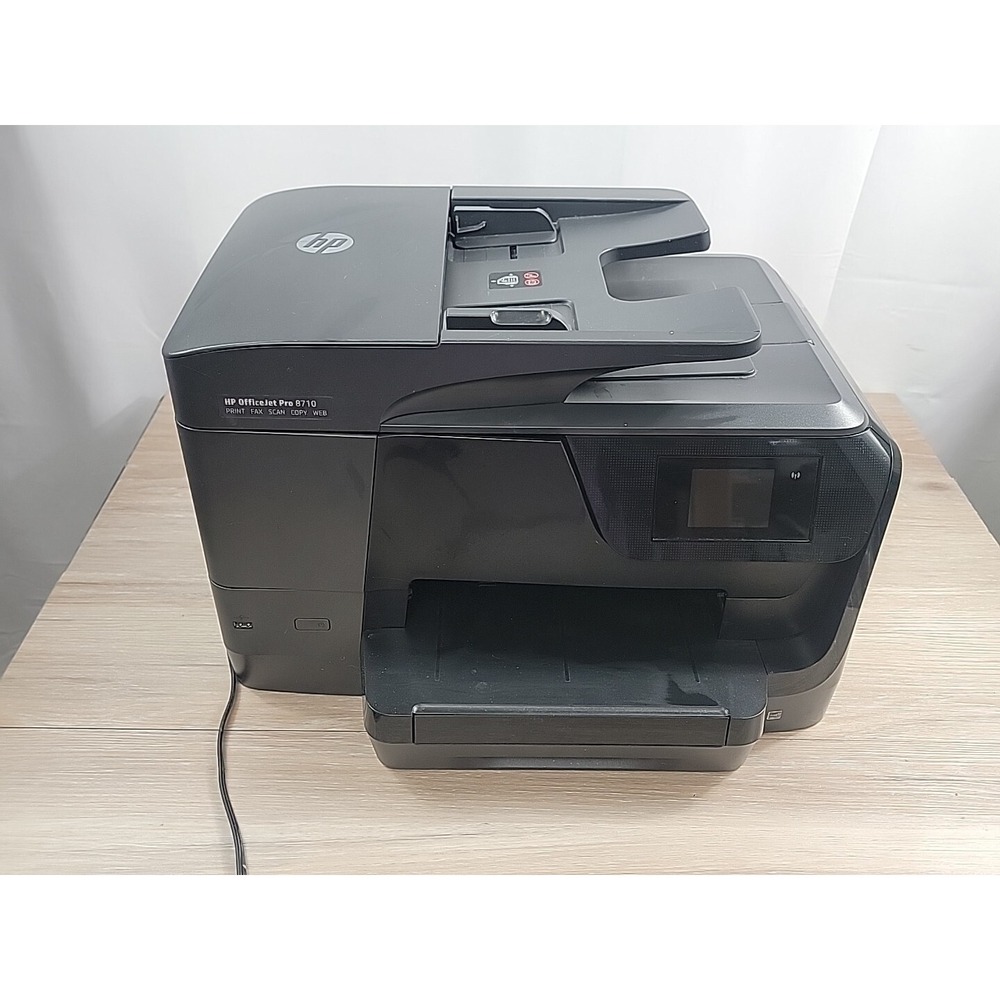 HP Officejet Pro 8710 All-In-One Wireless Printer - Black Excellent Copier